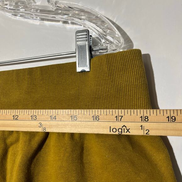 Nike Sportswear High waisted Mustard Yellow Tapered Jogger Sweatpants Womans XL - Picture 5 of 7